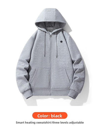 Smart heating pullover jacket