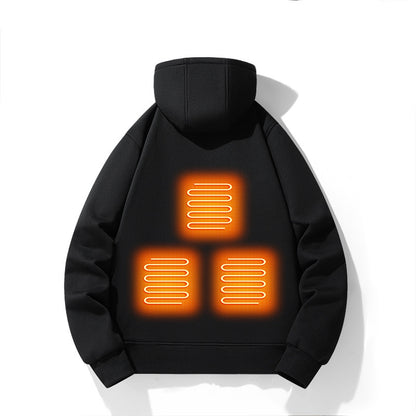 Smart heating pullover jacket