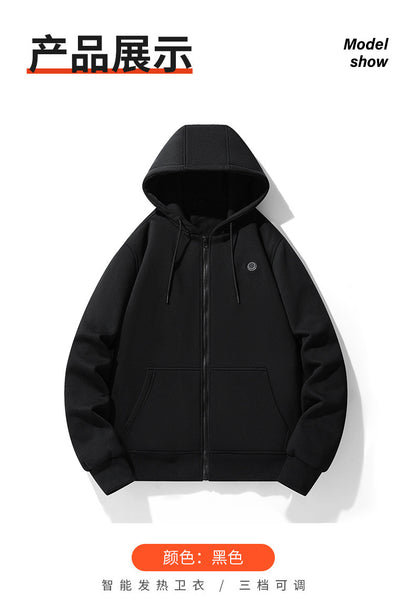 Smart heating pullover jacket