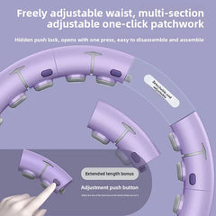 Purple LCD counting hula hoop 65–110cm