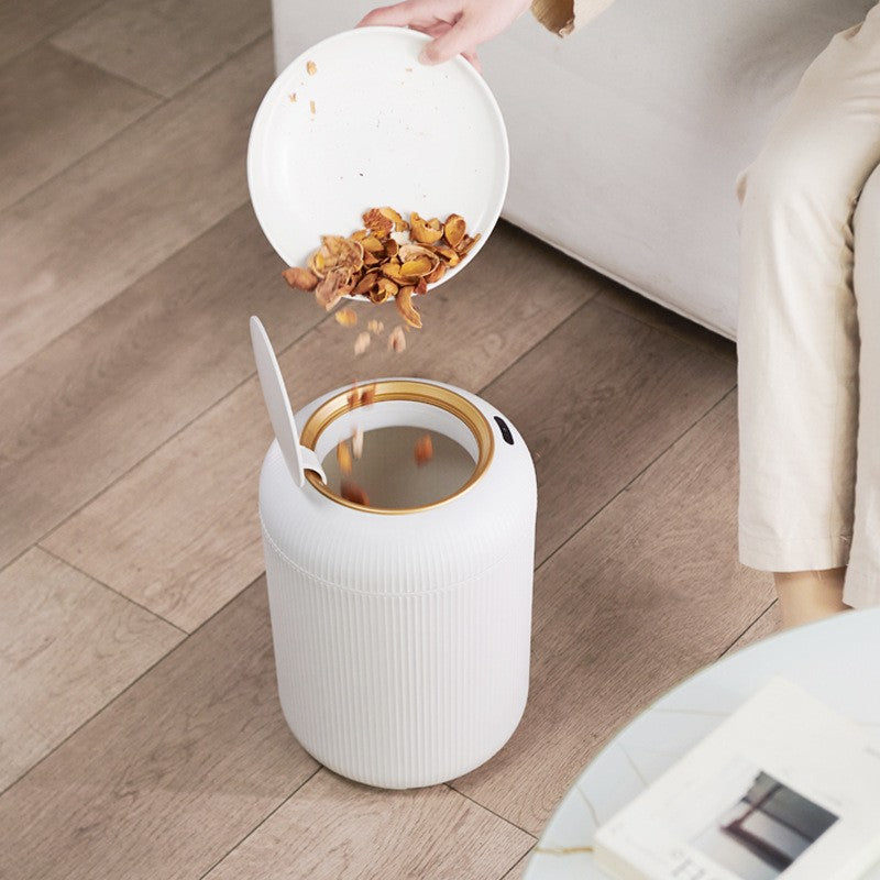 Smart Induction Trash Bin with Lid