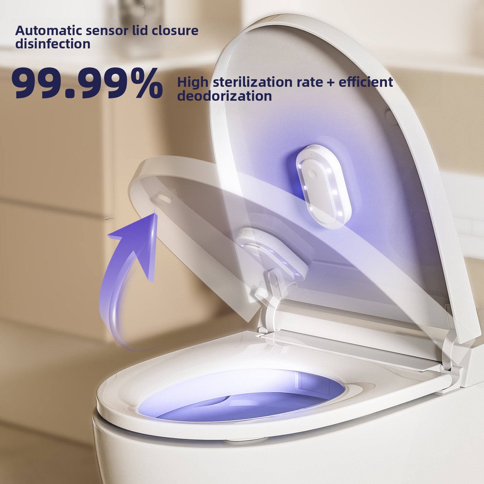 Smart Induction UV Toilet Sterilization Lamp