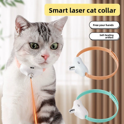 Smart Laser Pet Collar Toy