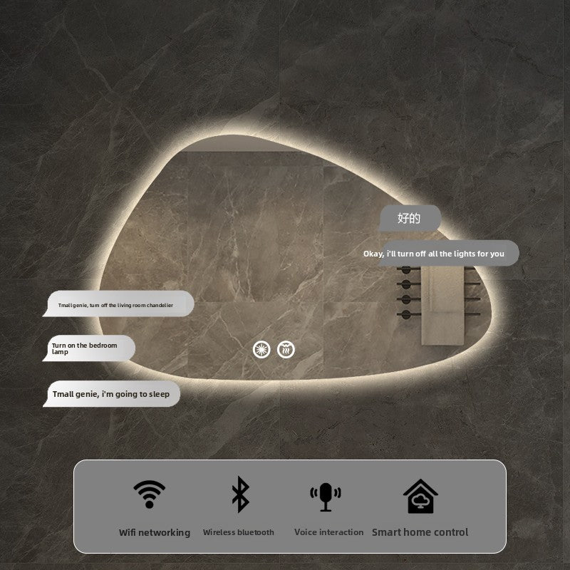 Smart LED Bathroom Mirror with Touch Control