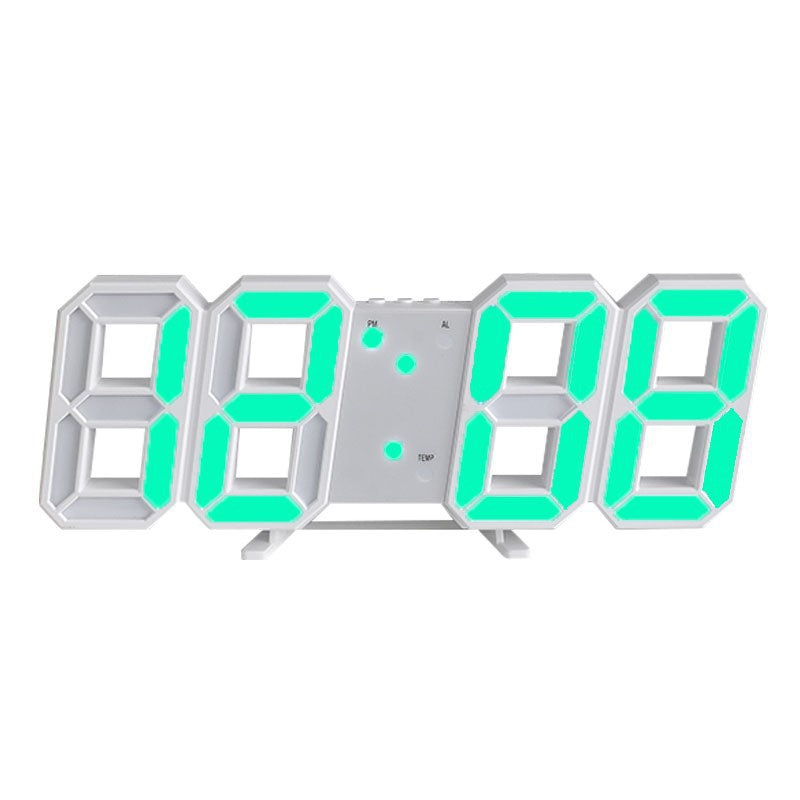Smart LED Digital Clock with Temperature Display
