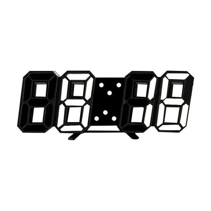 Smart LED Digital Clock with Temperature Display