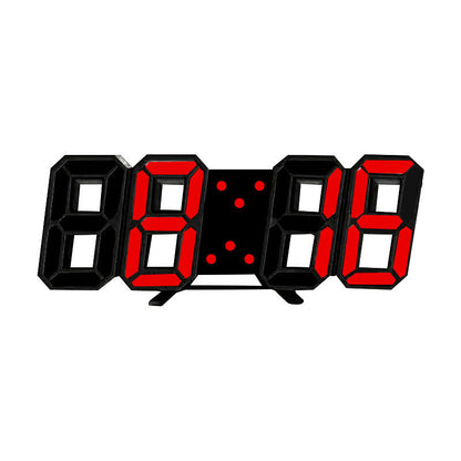 Smart LED Digital Clock with Temperature Display