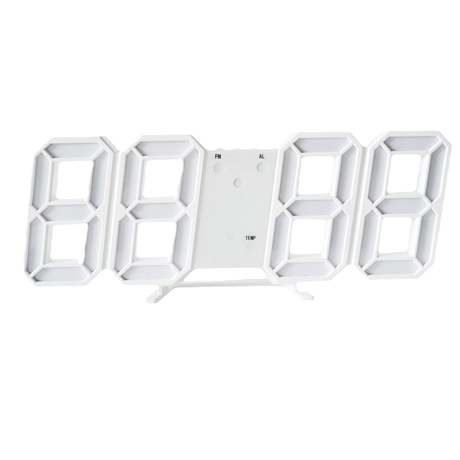 Smart LED Digital Clock with Temperature Display