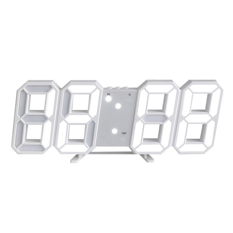 Smart LED Digital Clock with Temperature Display