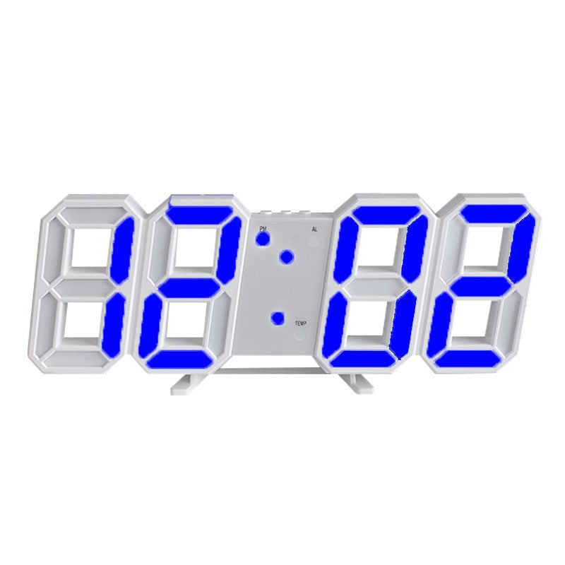Smart LED Digital Clock with Temperature Display