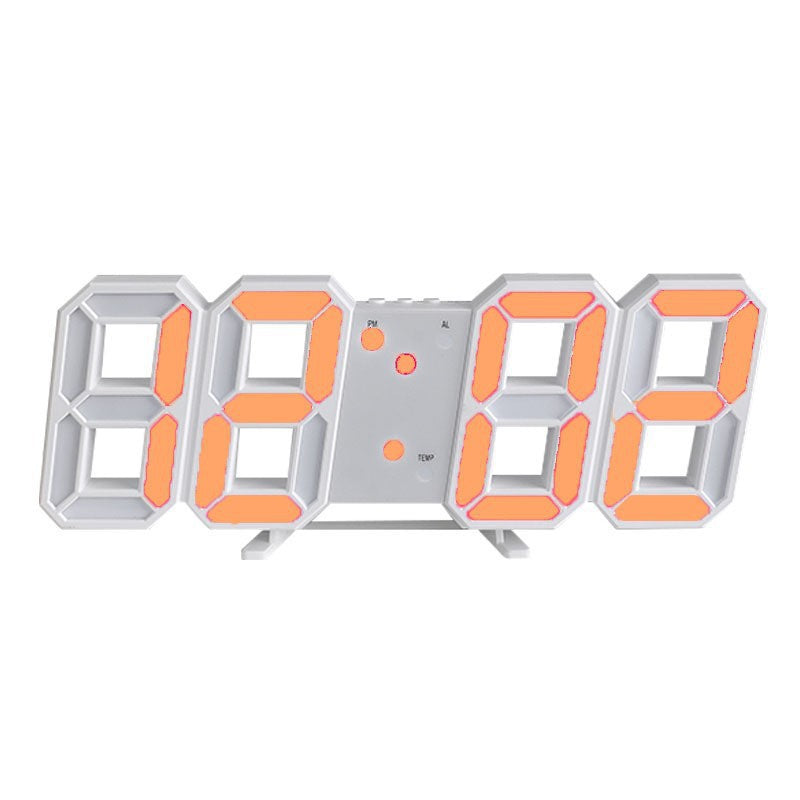 Smart LED Digital Clock with Temperature Display