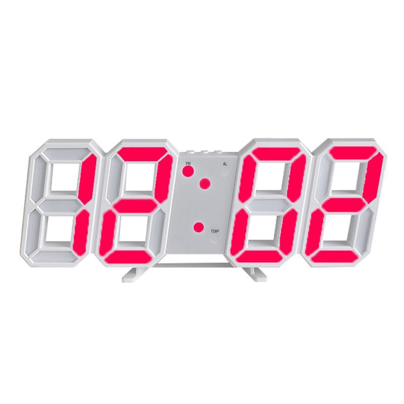 Smart LED Digital Clock with Temperature Display