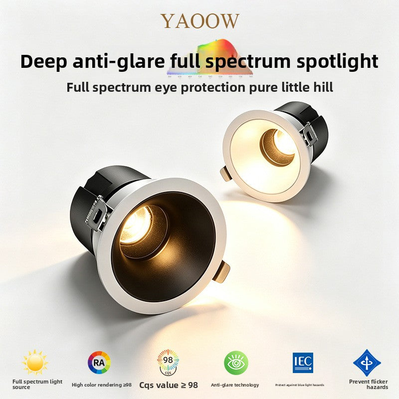 Smart LED Recessed Spotlight Anti Glare Ceiling Light