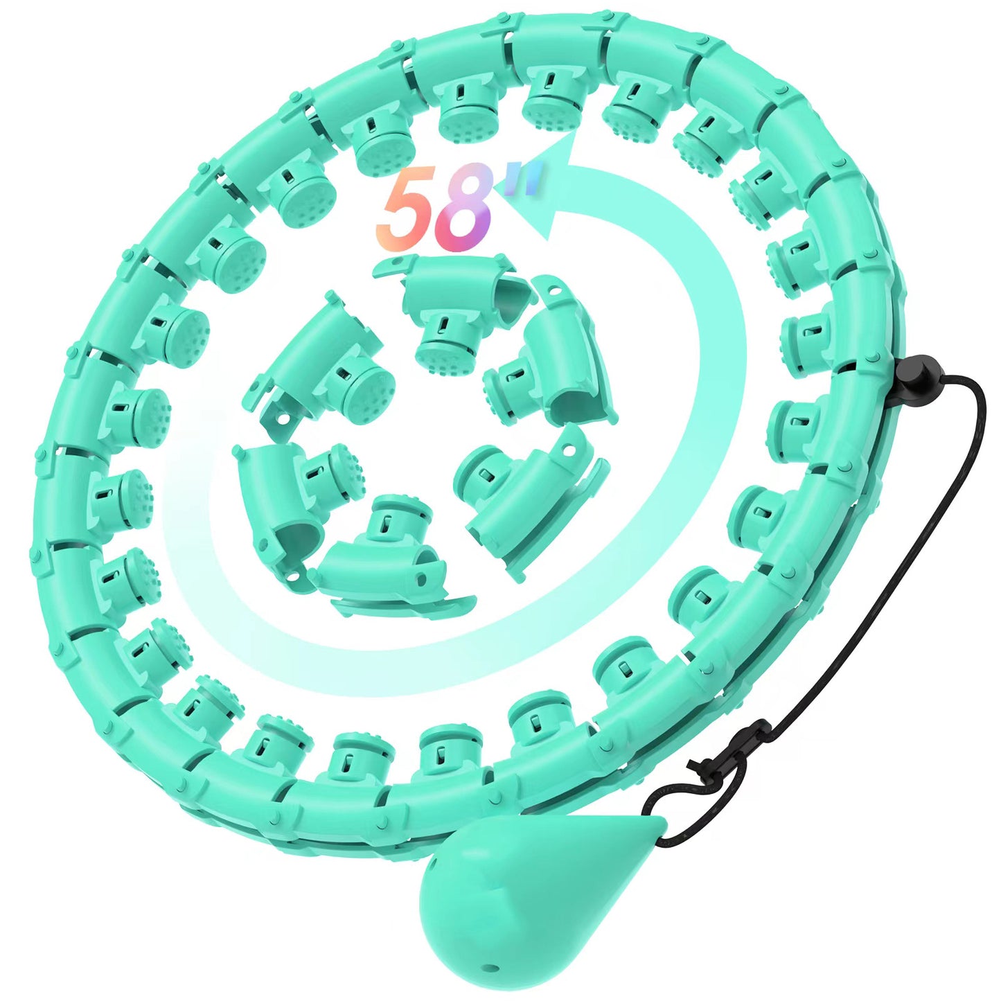 Smart Massage Hula Hoop Adjustable Fitness Equipment
