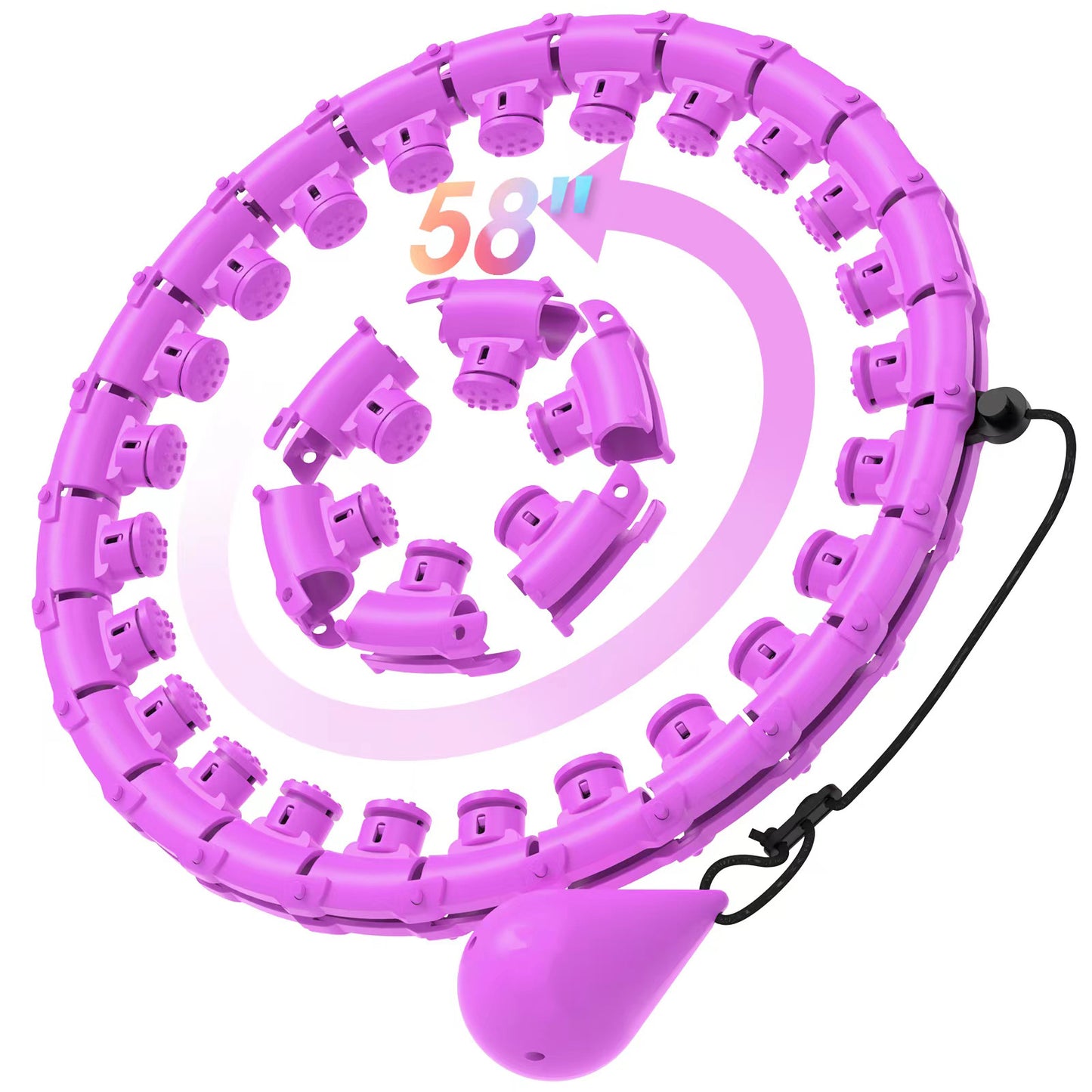 Smart Massage Hula Hoop Adjustable Fitness Equipment