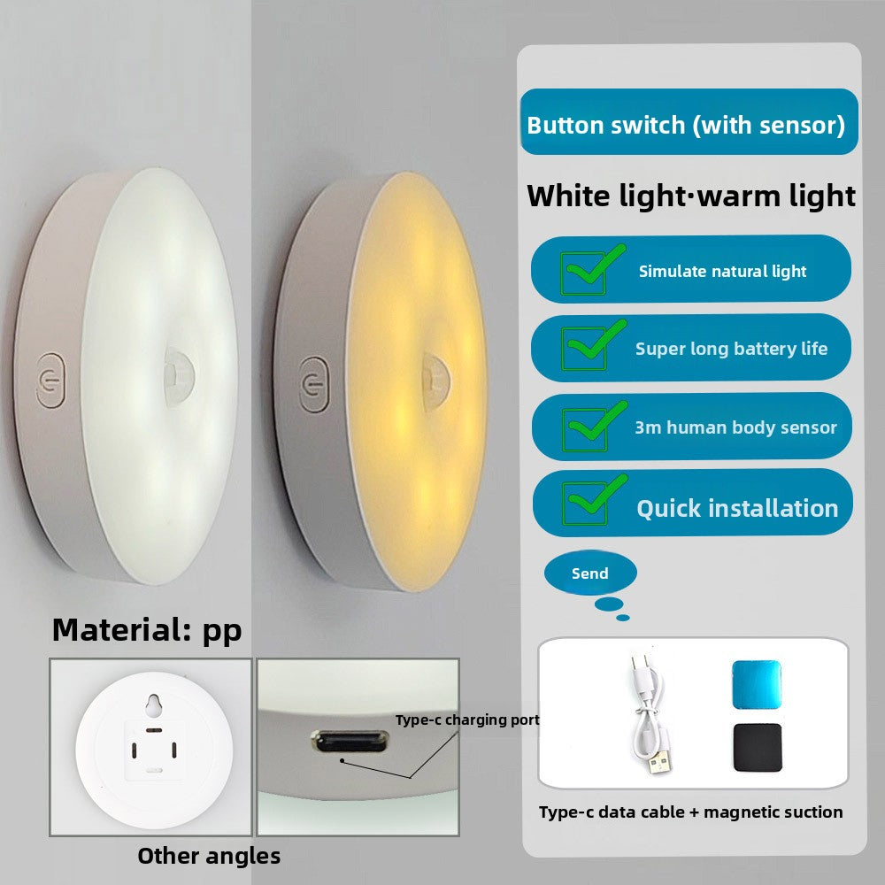 Smart Motion Sensor Night Light for Bedroom and Hallway