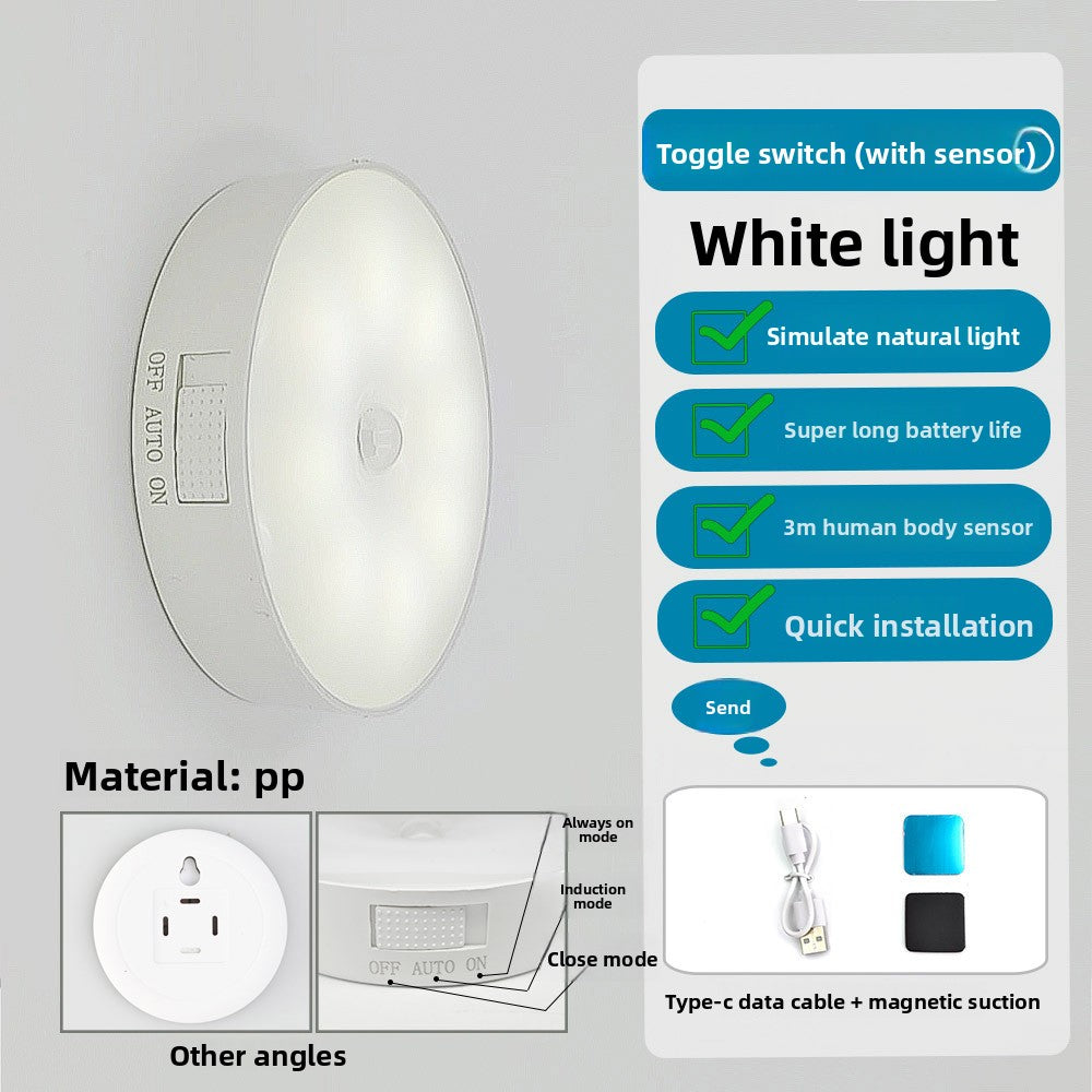 Smart Motion Sensor Night Light for Bedroom and Hallway