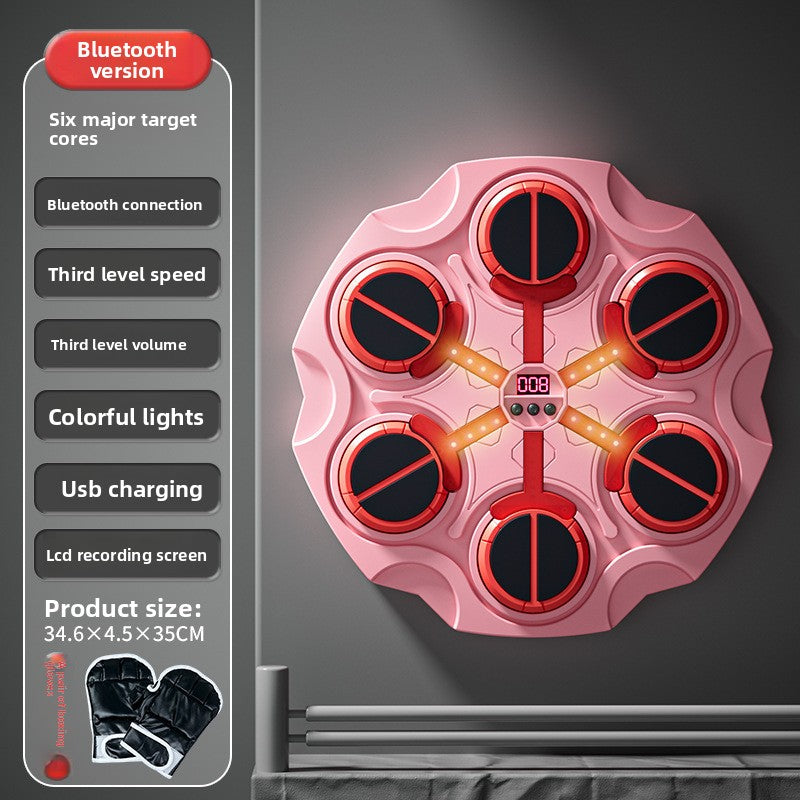 Smart Music Boxing Machine with Bluetooth and Adjustable Targets