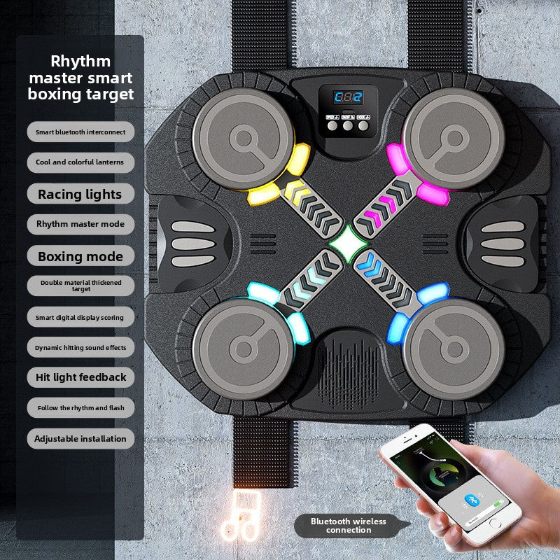 Smart Music Boxing Machine with Bluetooth and Adjustable Targets