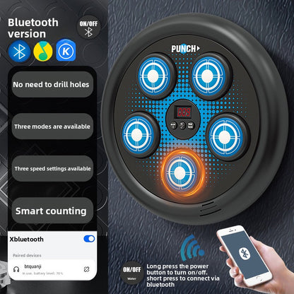 Smart Music Boxing Machine with Bluetooth and Adjustable Targets