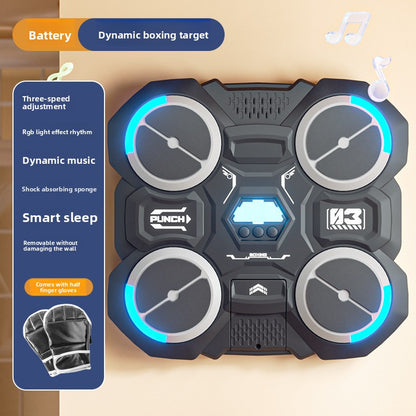 Smart Music Boxing Machine with Bluetooth and Adjustable Targets
