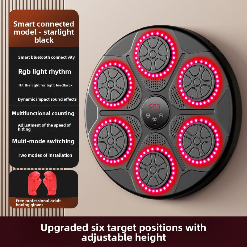 Smart Music Boxing Machine with LED Targets