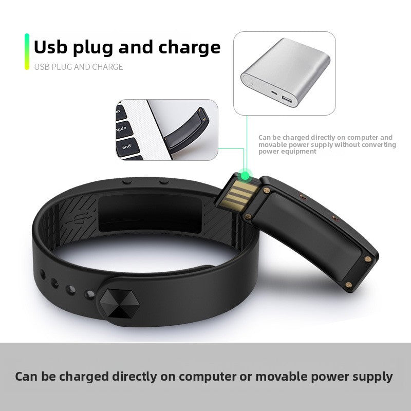 Smart Pedometer Bracelet with LED Display