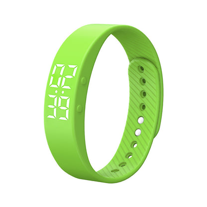 Smart Pedometer Bracelet with LED Display