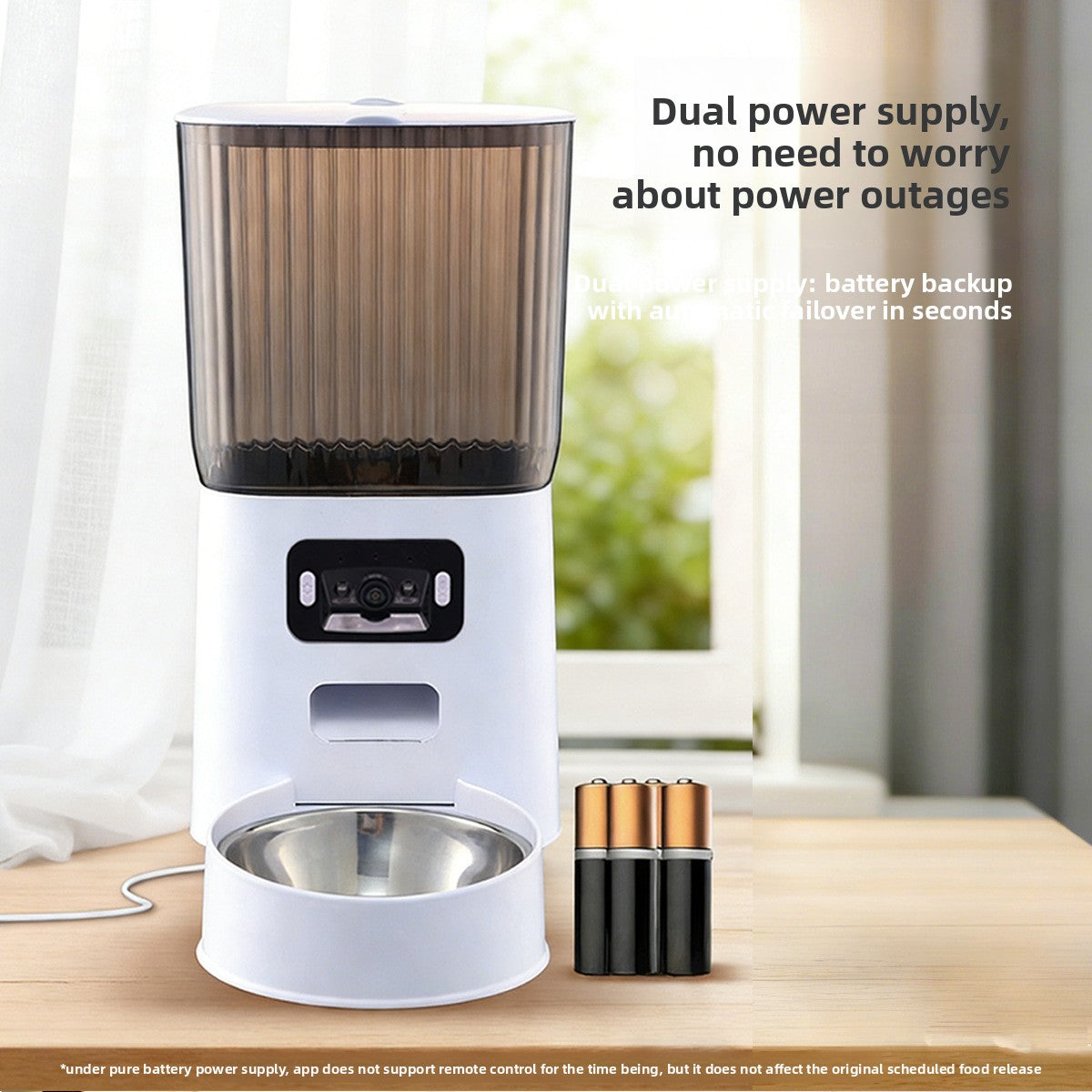Smart Pet Feeder with App Control and Camera