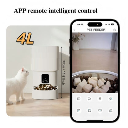 Smart Pet Feeder with Timer and Voice Control