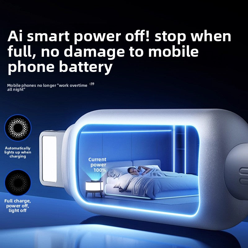 Smart Power-Off Fast Charging Cable with Indicator Light