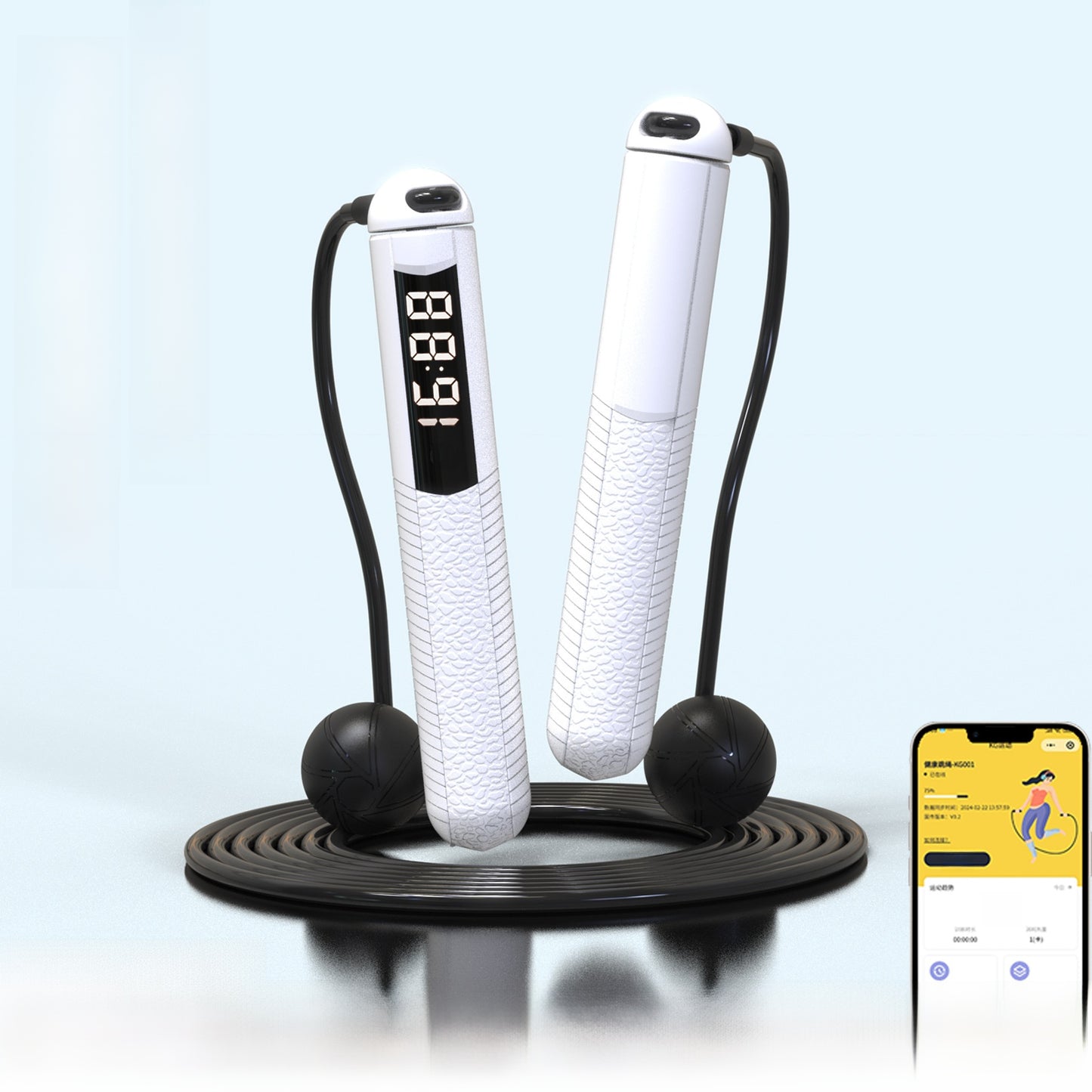 Smart Rechargeable Bluetooth Jump Rope