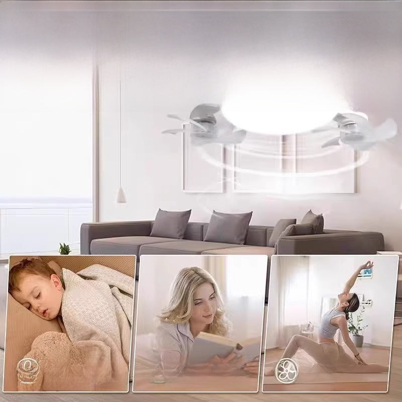 Smart Remote Control Ceiling Fan Light