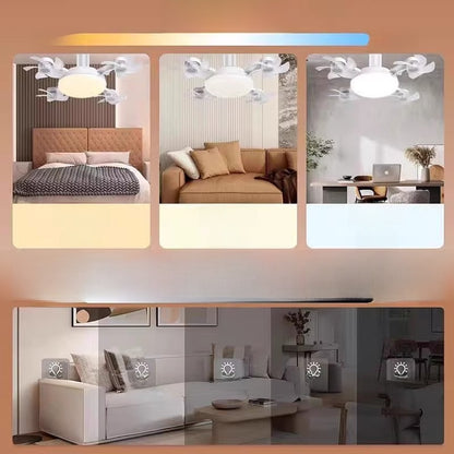 Smart Remote Control Ceiling Fan Light
