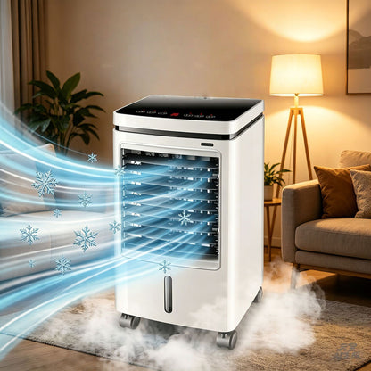 Smart Remote-Controlled Household Air Cooler Fan, Portable
