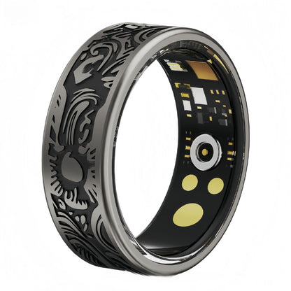 Smart Ring W9 Unisex Health Fitness Tracker Heart Rate Blood Oxygen Sleep Monitor