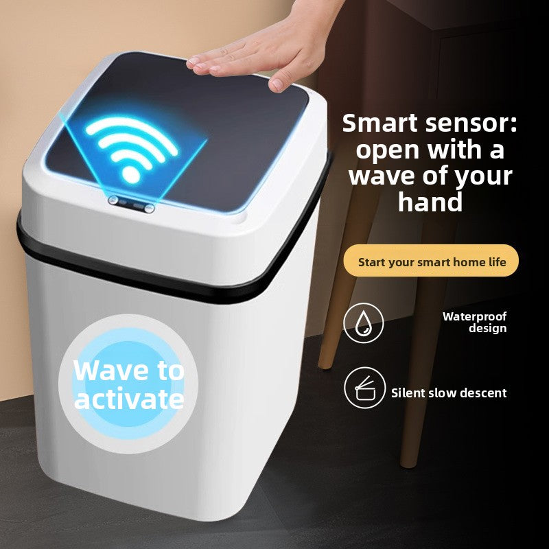 Smart Sensor-Activated Electric Trash Can