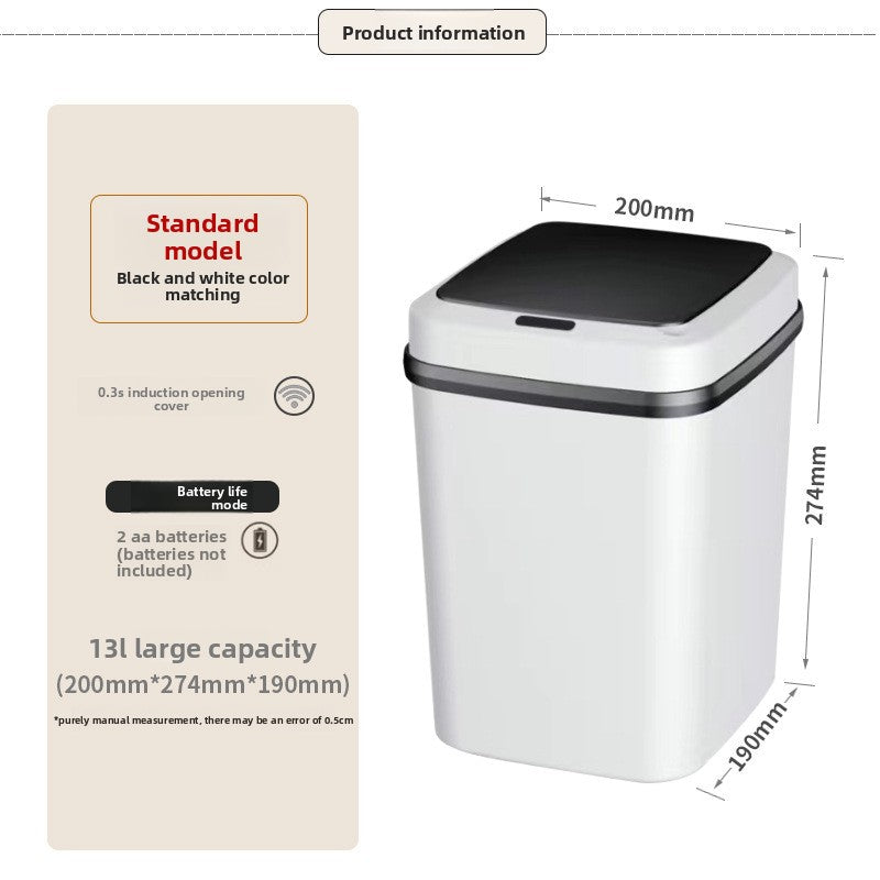 Smart Sensor-Activated Electric Trash Can