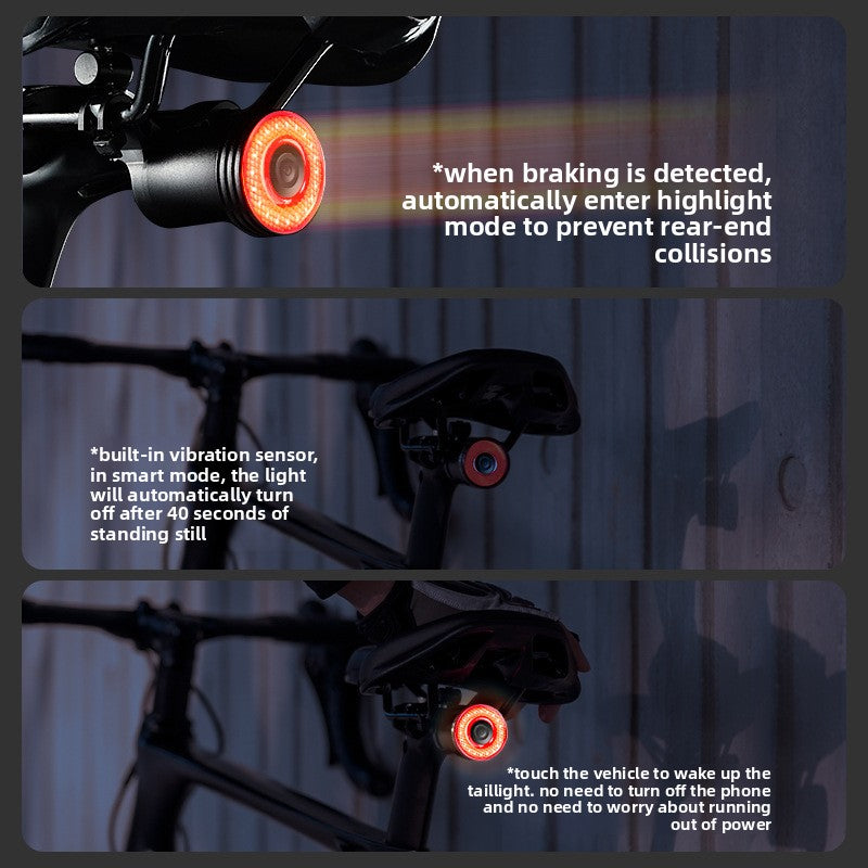 Smart Sensor Brake Tail Light for Bicycles