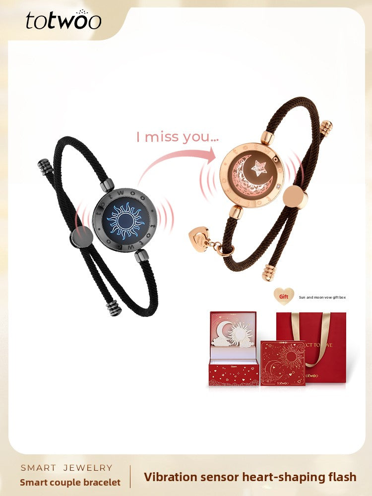Smart Sensor Couple Bracelet Sun