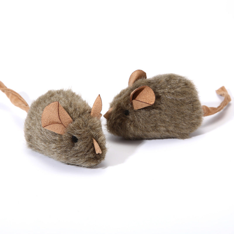 Smart Sensor Plush Squeaky Mouse Cat Toy