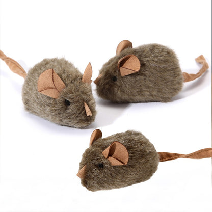 Smart Sensor Plush Squeaky Mouse Cat Toy