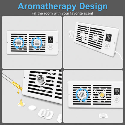 Smart Silent Aromatherapy Duct Booster Fan