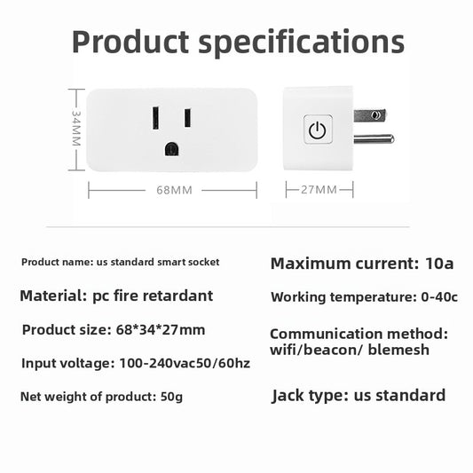 Smart socket remote control plug