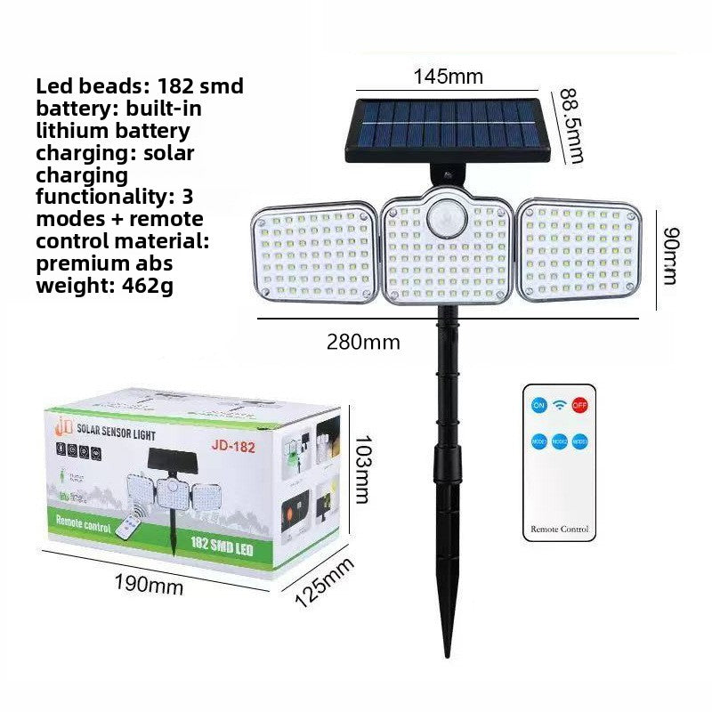 Smart Solar Induction Outdoor Wall Light