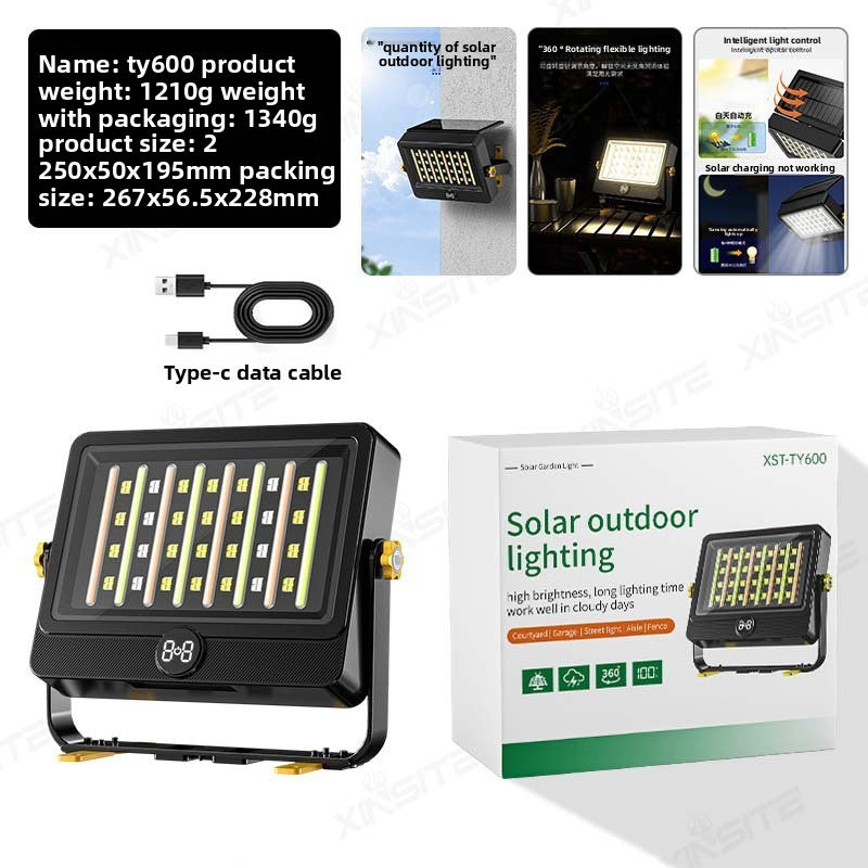 Smart Solar Induction Outdoor Wall Light