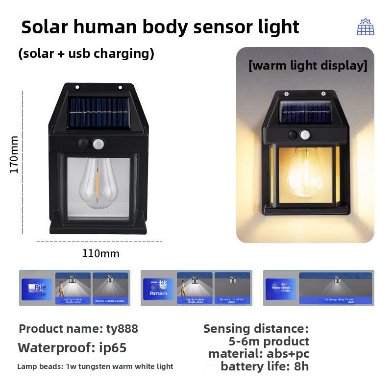 Smart Solar Outdoor Garden Light with Motion Sensor