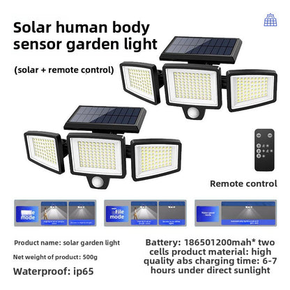 Smart Solar Outdoor Garden Light with Motion Sensor