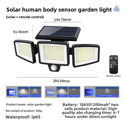 Smart Solar Powered Outdoor Garden Light
