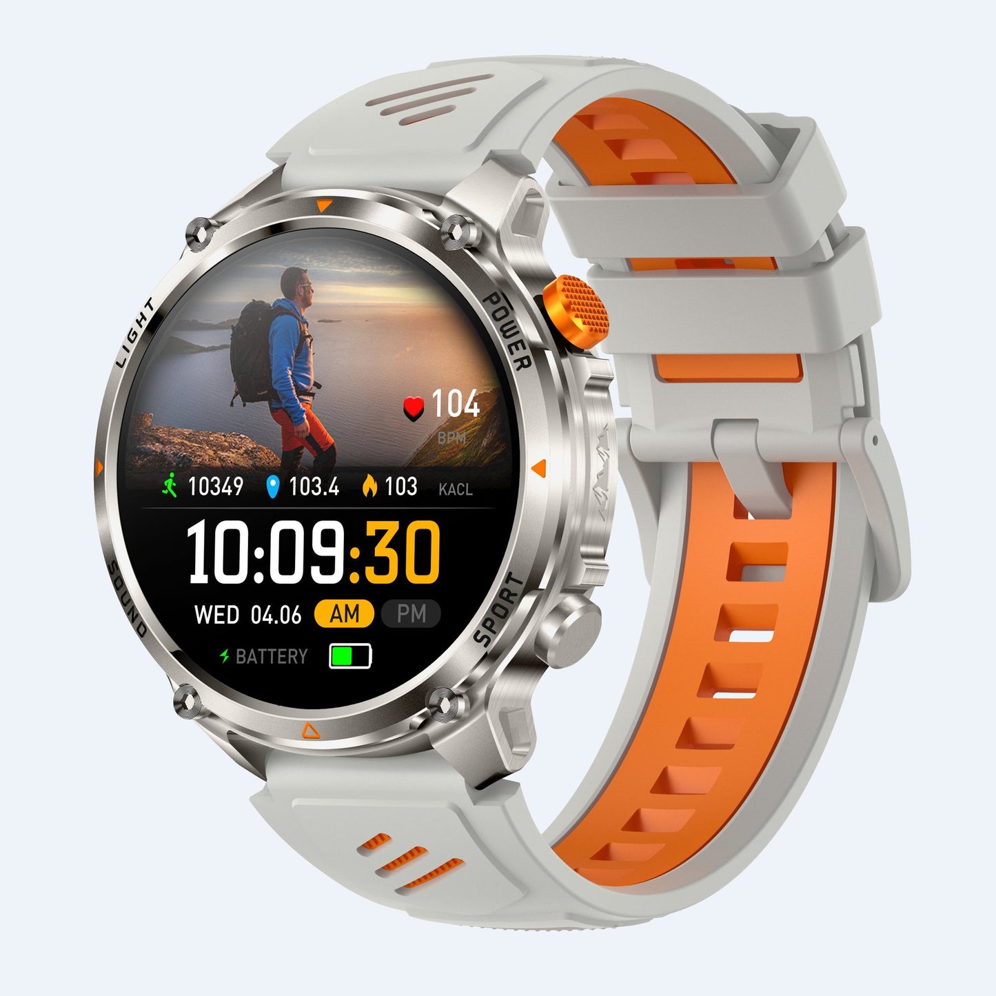 Smart Sports Watch with Heart Rate Monitoring